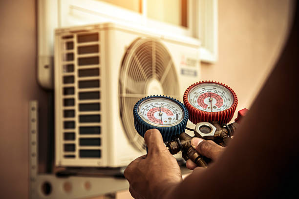 Professional Heat Pump Repair technician working in Culloden, WV